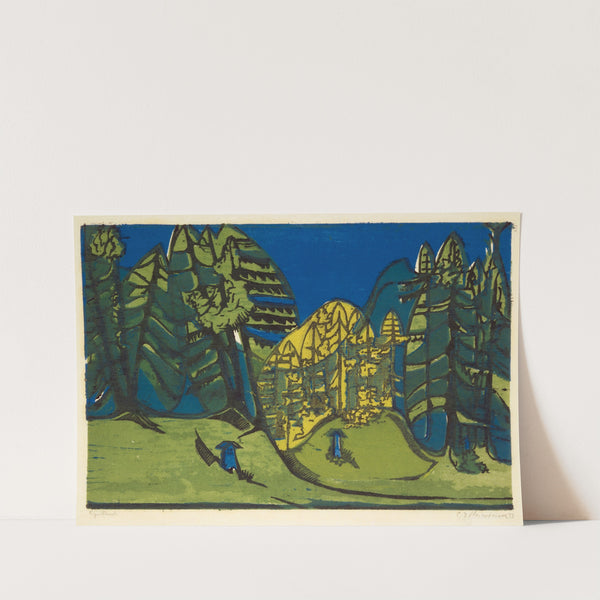 Waldfriedhof (1933) by Ernst Ludwig Kirchner