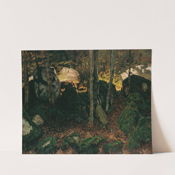 Waldinneres bei Saut du Doubs (1887) by Carl Schuch