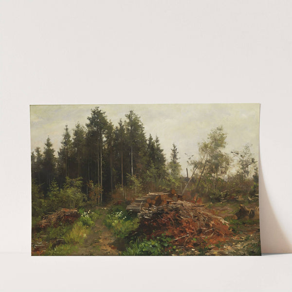 Waldlandschaft by Fritz Freund