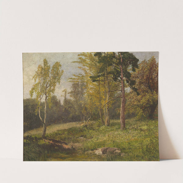 Waldlandschaft by Konrad Petrides