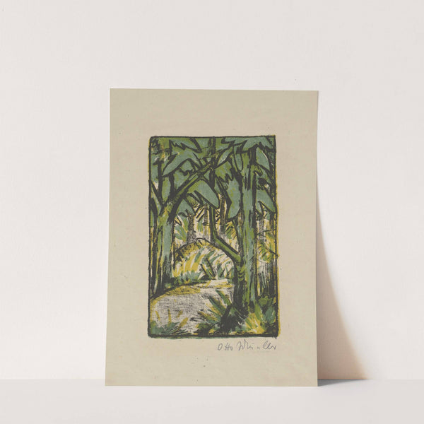 Waldlandschaft by Otto Mueller