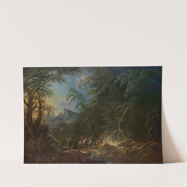 Waldlandschaft 'Abend' by Maximilian Joseph Schinnagl