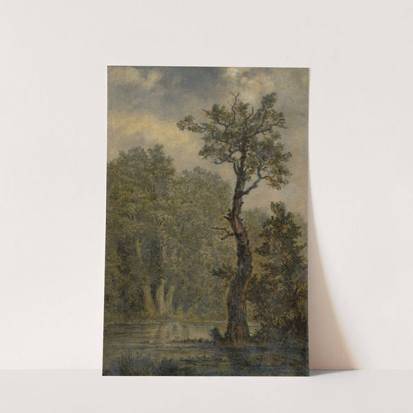 Waldlandschaft (Landschaftsstudie, vermutlich das Rosental bei Leipzig) by Carl Gustav Carus