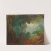 Waldlandschaft mit Kühen und Bauern by Wilhelm Busch
