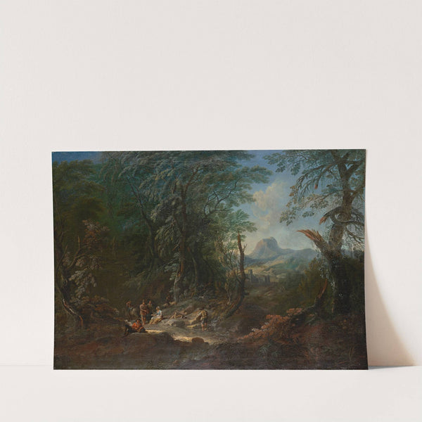 Waldlandschaft 'Morgen' by Maximilian Joseph Schinnagl