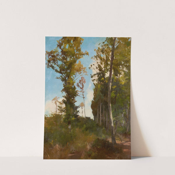 Waldlichtung bei Purkersdorf (1872) by Carl Schuch