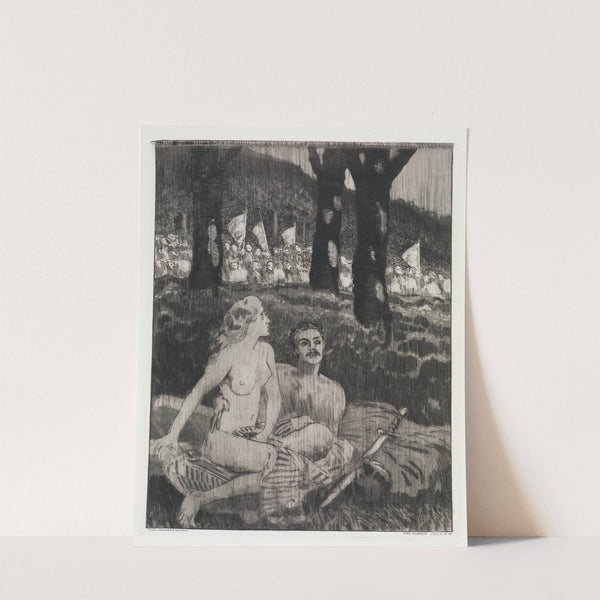 Waldnacht (Zelt, Opus XIV, 2. Teil, Nr. 42) (1915) by Max Klinger