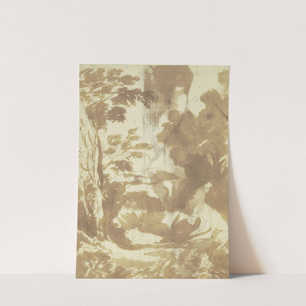 Waldpartie by Gaspard Dughet