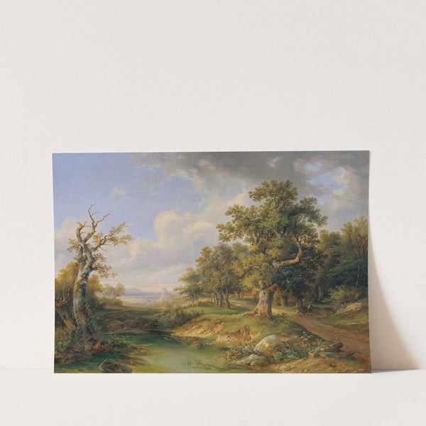 Waldpartie bei Mödling by Josef Altenkopf