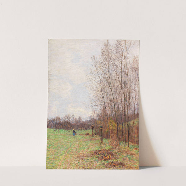 Waldrand im Vorfrühling (wohl bei Goppeln) by Paul Baum