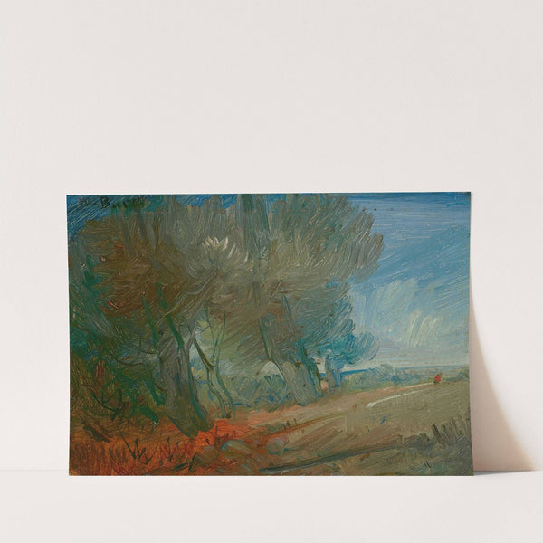 Waldrand mit Rotjacke (1890) by Wilhelm Busch