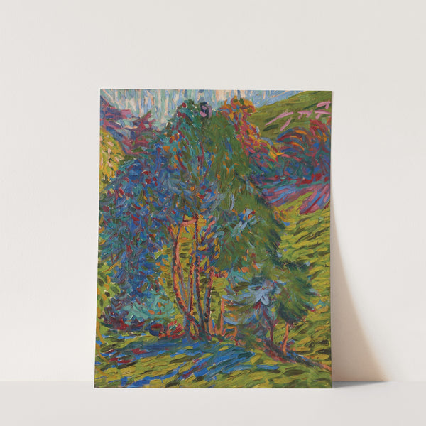 Waldstück (1906) by Ernst Ludwig Kirchner