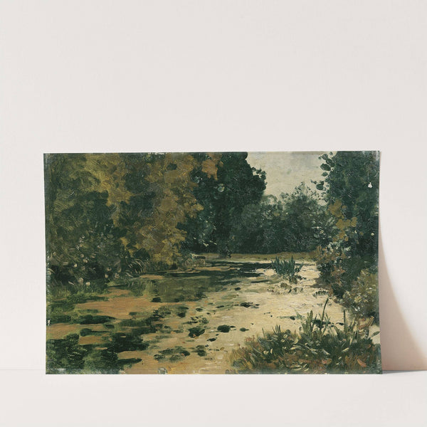 Waldtümpel Waldbach (1885) by Adolf Ditscheiner