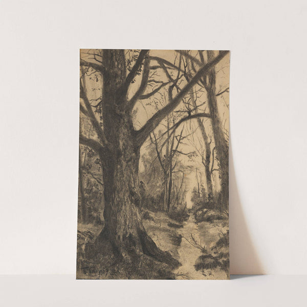 Waldweg (1909) by Franz Skarbina