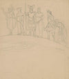 Walhalla. Germanic deities standing on the rainbow (1880 - 1920)