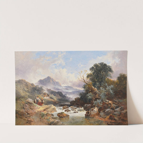 Walisische Berglandschaft by Joseph Horlor