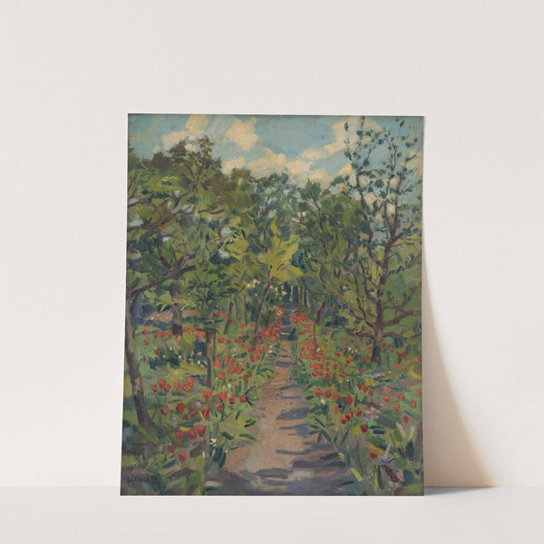 Walk in Petržalka Park by Gustáv Mallý