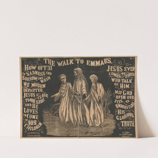 Walk to Emmaus (1878) by Francis Bodine