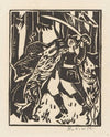 Walka młodzieńca z wilkami (before 1924)