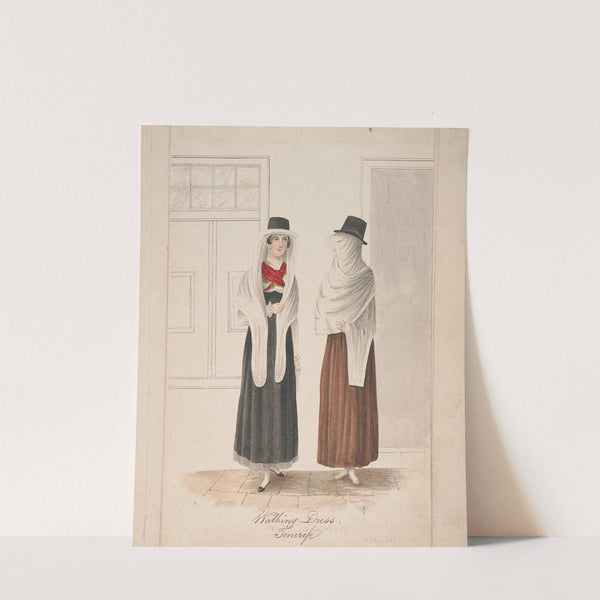 Walking Dress, Tenerife (1824) by Alfred Diston