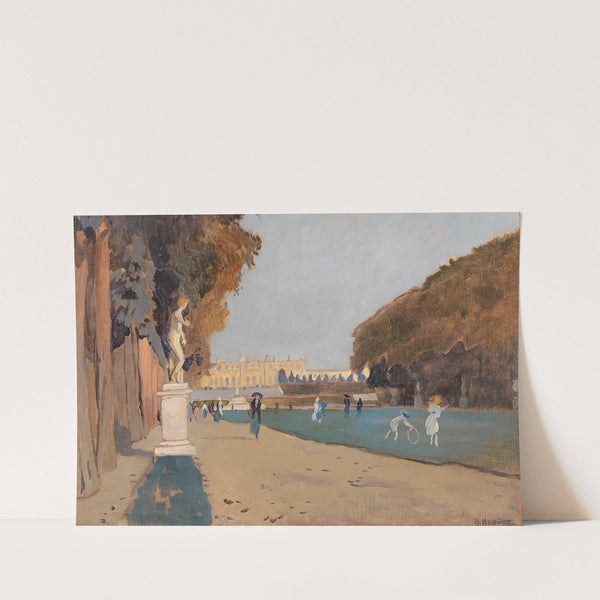 Walking in the Palace Grounds by Rudolf Hellwag