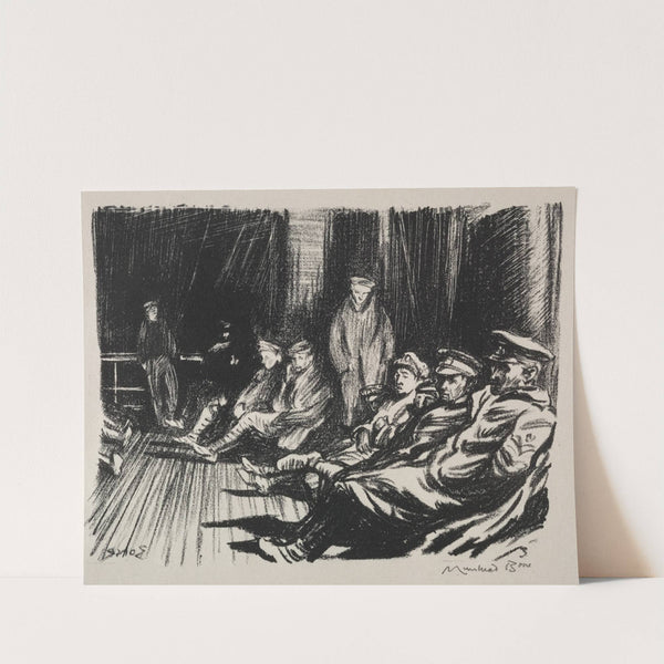 Walking Wounded on a Hospital Ship by Muirhead Bone