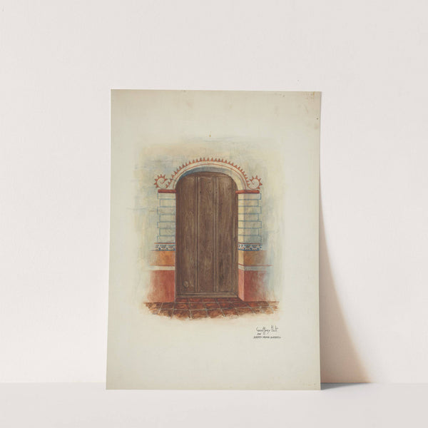 Wall Painting and Door (Interior) by Geoffrey Holt and Harry Mann Waddell