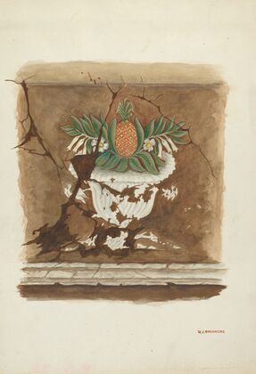Wall Painting – Pineapple Motif