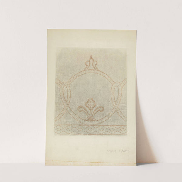 Wall Painting (Restoration Drawing) by Raymond E. Noble