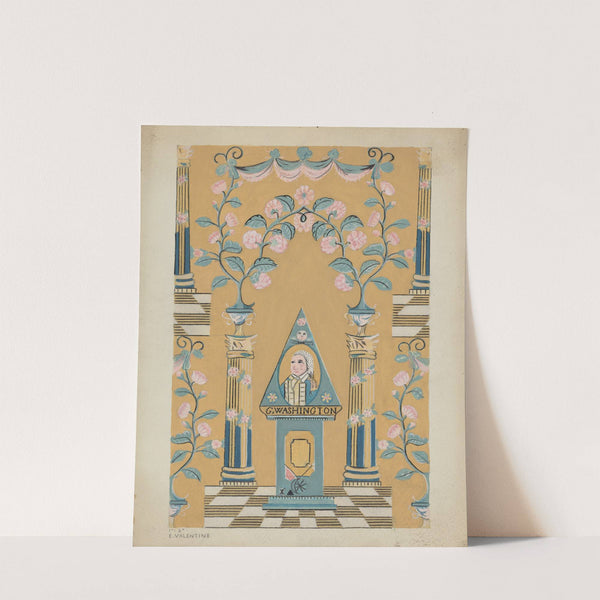 Wall Paper and Border by Elizabeth Valentine