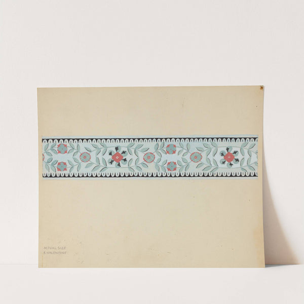 Wall Paper Border by Elizabeth Valentine