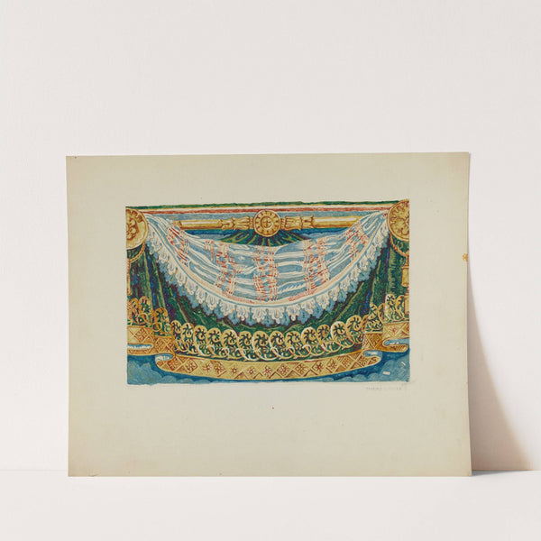 Wall Paper Border Design by Frances Lichten