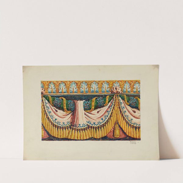 Wall Paper Border Design by Frances Lichten