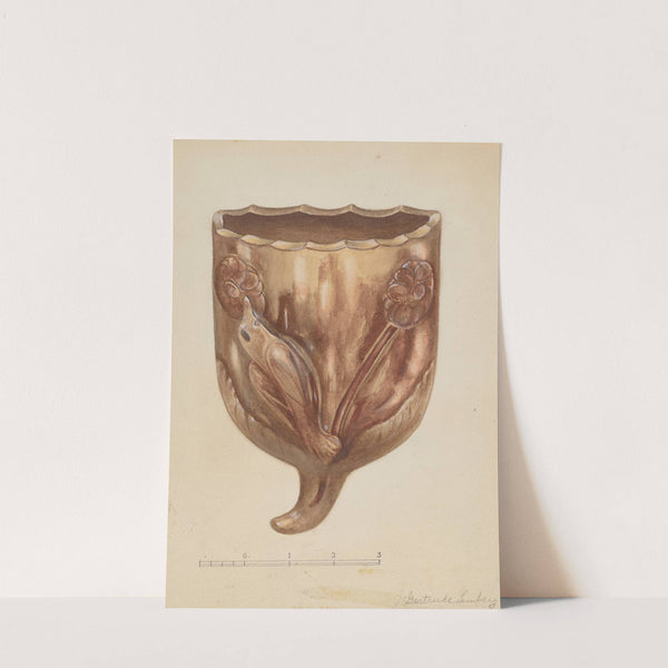 Wall Pocket for Flowers by Gertrude Lemberg