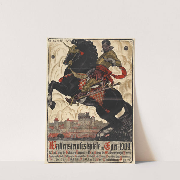 Wallensteinfestspiele in Eger 1909 (1909) by Richard Teschner