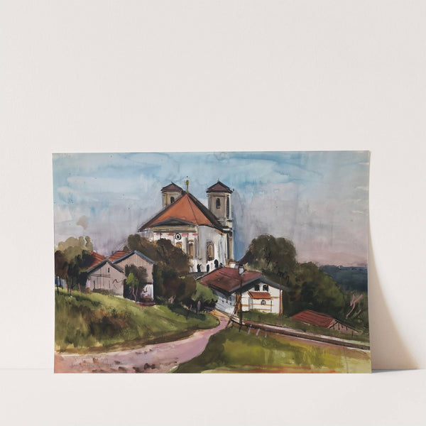 Wallfahrtskirche Marienberg bei Burghausen by Otto Geigenberger