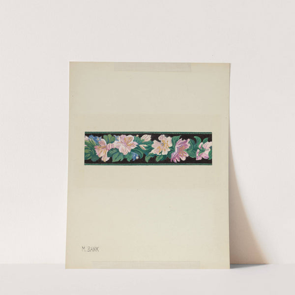 Wallpaper Border (c. 1939) by Moses Bank