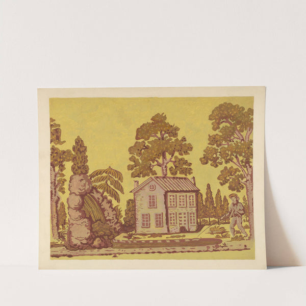 Wallpaper Used as Bandbox Covering by Albert Levone