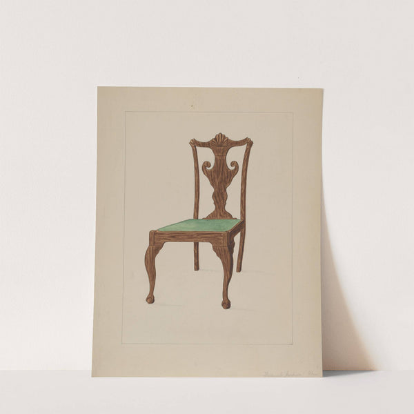 Walnut Chair by Frederick Jackson