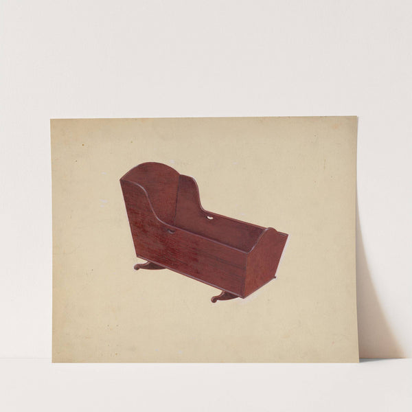 Walnut Cradle by Edward A. Darby