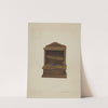 Walnut Spool Cabinet by Edward L. Loper