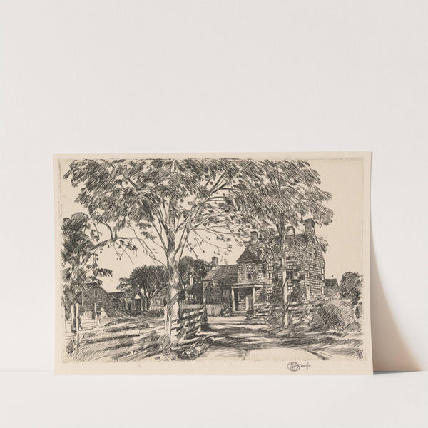 Walt Whitman’s Birthplace (1927) by Childe Hassam