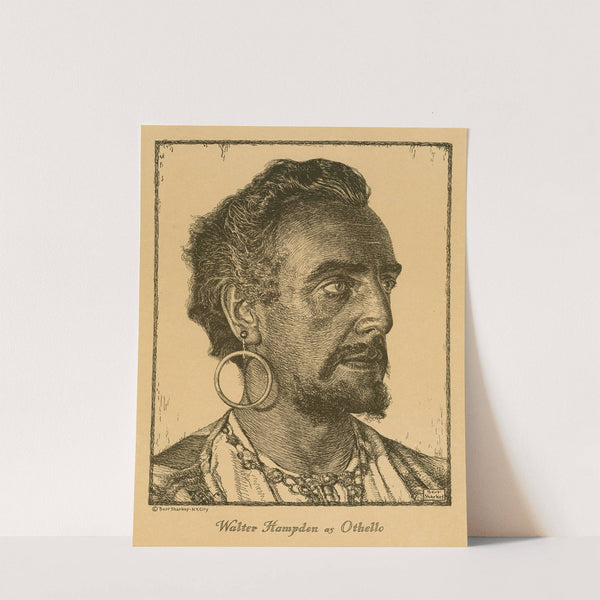 Walter Hampden as Othello by Bert Sharkey