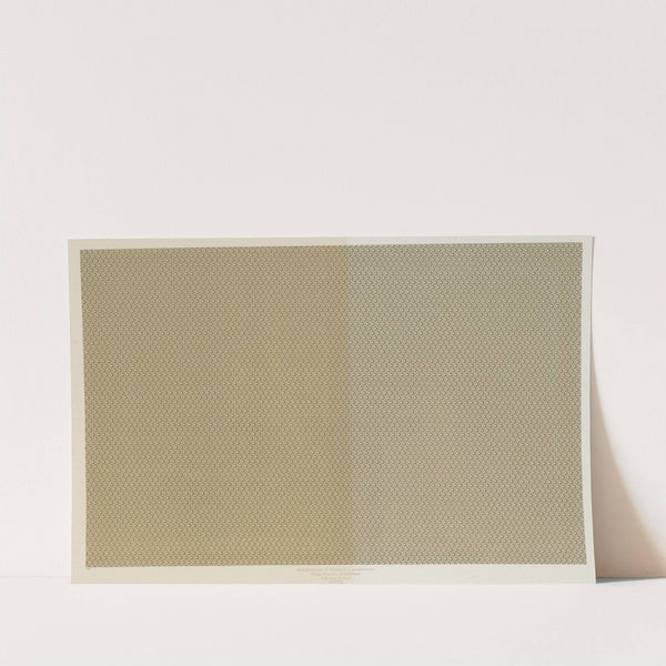 Walzendruckpapier (kleines Wabenmuster, nach alten Mustern) (1855 - 1900) by Aktiengesellschaft für Buntpapier u. Leimfabrikation (Aschaffenburg)