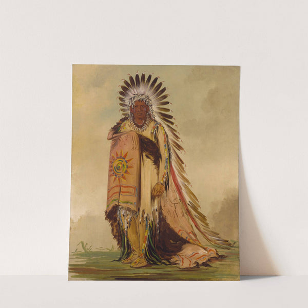 Wán-Ee-Ton, Chief of The Tribe by George Catlin