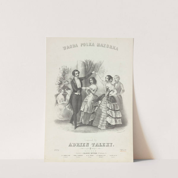 Wanda polka mazurka (1850-1859) by John H. Bufford's & Sons