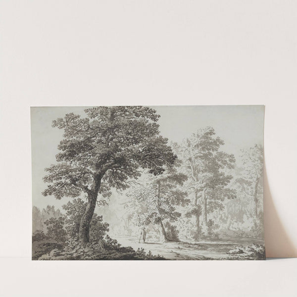 Wanderer auf Rügen by Jacob Philipp Hackert