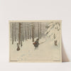 Wanderer im Winter (1904) by Josef Engelhart