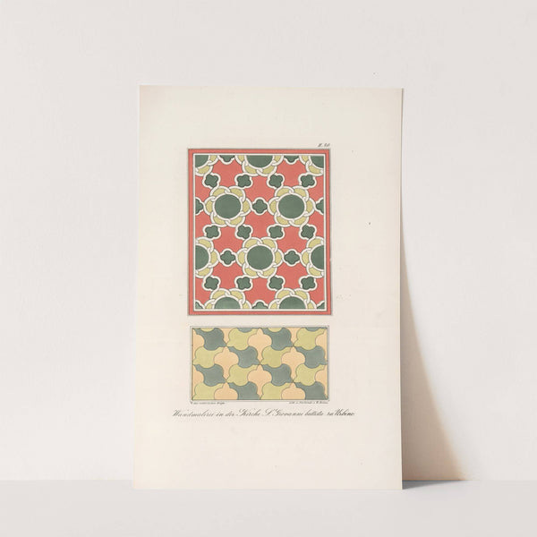 Wandmalerei in der Kirche S. Giovanni battista zu Urbino by Friedrich Maximilian Hessemer