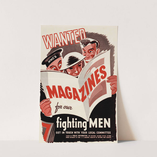 Wanted: Magazines for our fighting Men by Anonymous